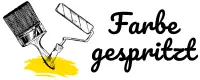 Farbe gespritzt